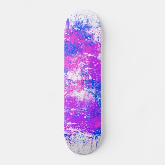 Waterverf verfplaat skateboard (Voorkant)