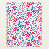 Waterverf verheffend bloemmotief planner (Voorkant)