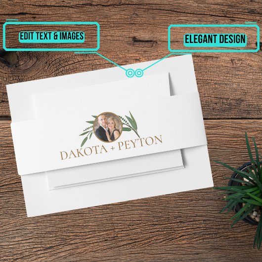 Waterverf verlaat 04e uitnodigingen wikkel