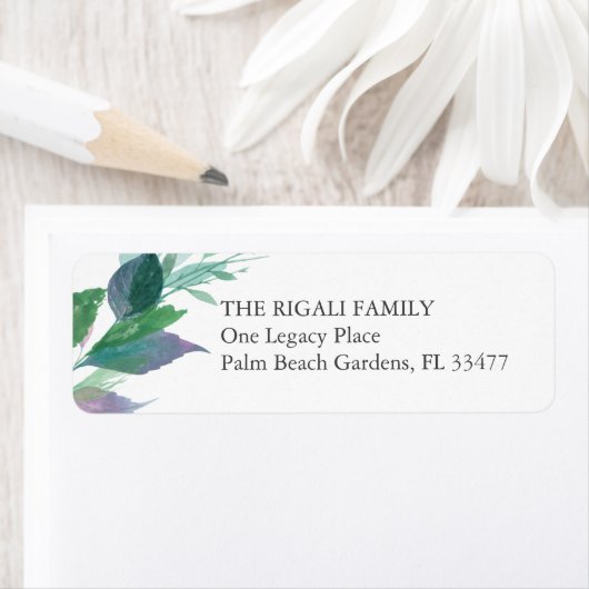 Waterverf verliest retouradres etiket (Insitu)