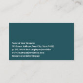 Waterverf verlof achtergrond visitekaartje (Achterkant)