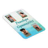 Waterverf Verloop Aangepaste naam, sport en foto Magneet (Rechterzijde)