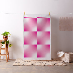 Waterverf Verlooppijltje Roze en wit Stof