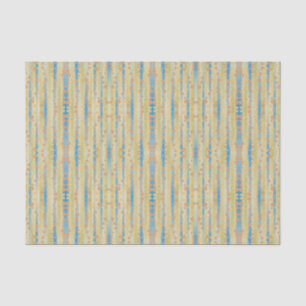 Waterverf - Verticaal striped Polka Dots Patroon Tissuepapier