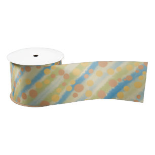 Waterverf Verticale striped Polka Dots Lint