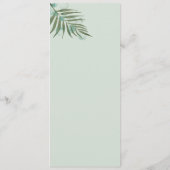 Waterverf vertrekt 07a huwelijksceremonie programm programma (Achterkant)