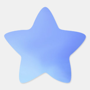waterverf vervagen ster sticker