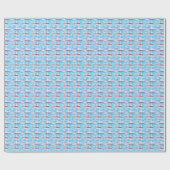 Waterverf Verzendpatroon Cadeaupapier (Vlak)