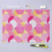 Waterverf Vibrant Painted Spring Flowers Tissuepapier (Craft)