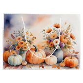 Waterverf viert herfst groot cadeauzakje (Achterkant)