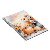 Waterverf viert herfst notitieboek (Rechterzijde)