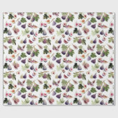 Waterverf vijgen cadeau wrap roll cadeaupapier (Vlak)