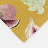 Waterverf vijgen op mosterdgele deken (Hoek)