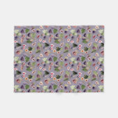 Waterverf Vijgen op pruim paarse achtergrond deken (Voorkant (Horizontaal))