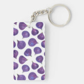 Waterverf vijgenpatroon sleutelhanger (achterkant)