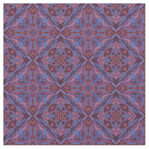 Waterverf Vintage Azulejo Spaans Tile Stof