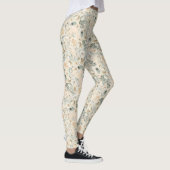  Waterverf Vintage Flowers Leggings (Rechts)
