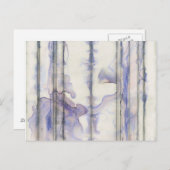 Waterverf Violet Free Expression Briefkaart (Voorkant / Achterkant)