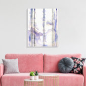 Waterverf Violet Free Expression Canvas Afdruk (Insitu (Woonkamer))