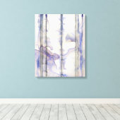 Waterverf Violet Free Expression Canvas Afdruk (Insitu (Houten vloer))