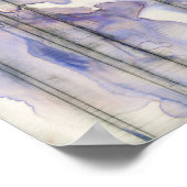 Waterverf Violet Free Expression Poster (Hoek)