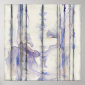 Waterverf Violet Free Expression Poster (Voorkant)