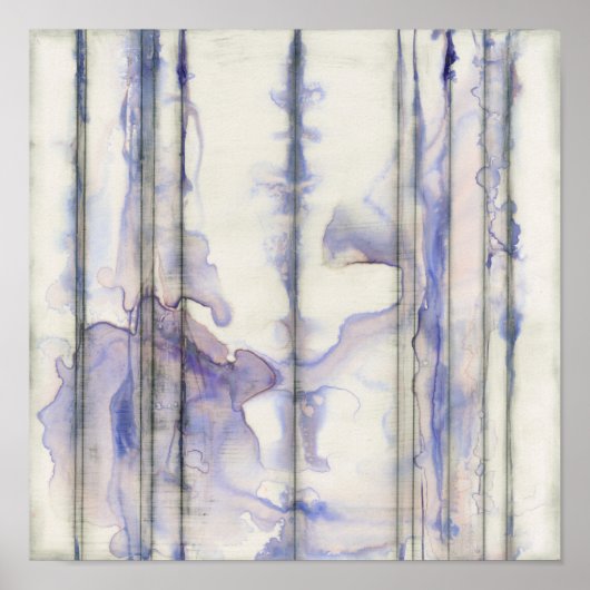 Waterverf Violet Free Expression Poster (Voorkant)