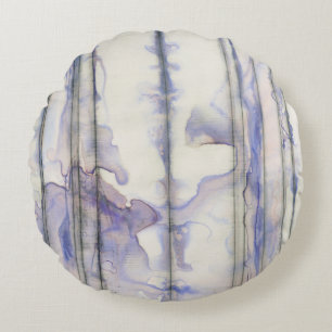 Waterverf Violet Free Expression Rond Kussen