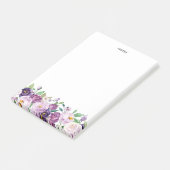  Waterverf Violet Purple Flowers Post-it® Notes (Schuin)