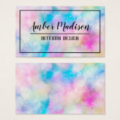 Waterverf Visitekaartje (Voorkant /achterkant)