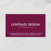 waterverf visitekaartje (Achterkant)