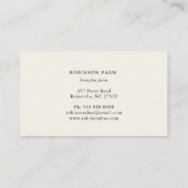 Waterverf Visitekaartje honingbijen (Achterkant)