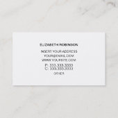 Waterverf Visitekaartje opnieuw instellen (Achterkant)