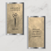 Waterverf Visitekaartje schaar (Voorkant / Achterkant)