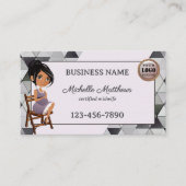 Waterverf Visitekaartje voor benoeming van verlosk Afsprakenkaartje (Voorkant)