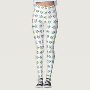 Waterverf Vissen Leuke Tekening Aangepaste Legging
