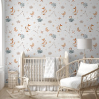 Waterverf Vissen Zodiac Nursery