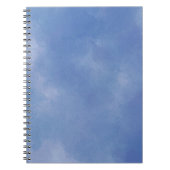 Waterverf Vista Blue Pattern Notitieboek (Voorkant)