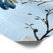 Waterverf vliegende rij poster (Hoek)