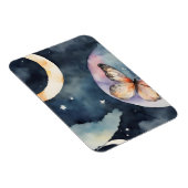 waterverf vlinder aan de nachtelijke hemel magneet (Rechterzijde)