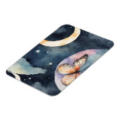 waterverf vlinder aan de nachtelijke hemel magneet (Linkerzijde)