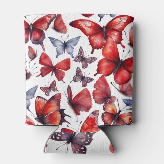 Waterverf vlinder blikjeskoeler (Achterkant)