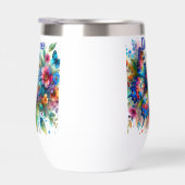 Waterverf vlinder bloementuin gepersonaliseerd (Rechts)