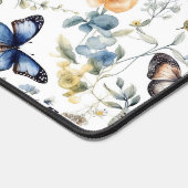 Waterverf vlinder bloemmotief Bureaumat (Hoek)