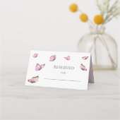 Waterverf vlinder Bruiloft Gereserveerde Plaats Ka (Voorkant)