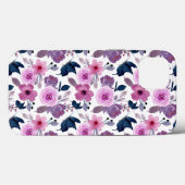 Waterverf vlinder en roze bloemen Case-Mate iPhone case (Achterkant (horizontaal))