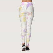 Waterverf vlinder leggings (Achterkant)