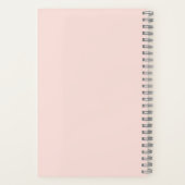 Waterverf Vlinder Logo Blush Roze  Notitieboek (Achterkant)