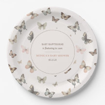 Waterverf Vlinder Minimalistische Chic Baby Shower