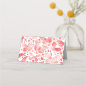 Waterverf vlinder roze (Achterkant)